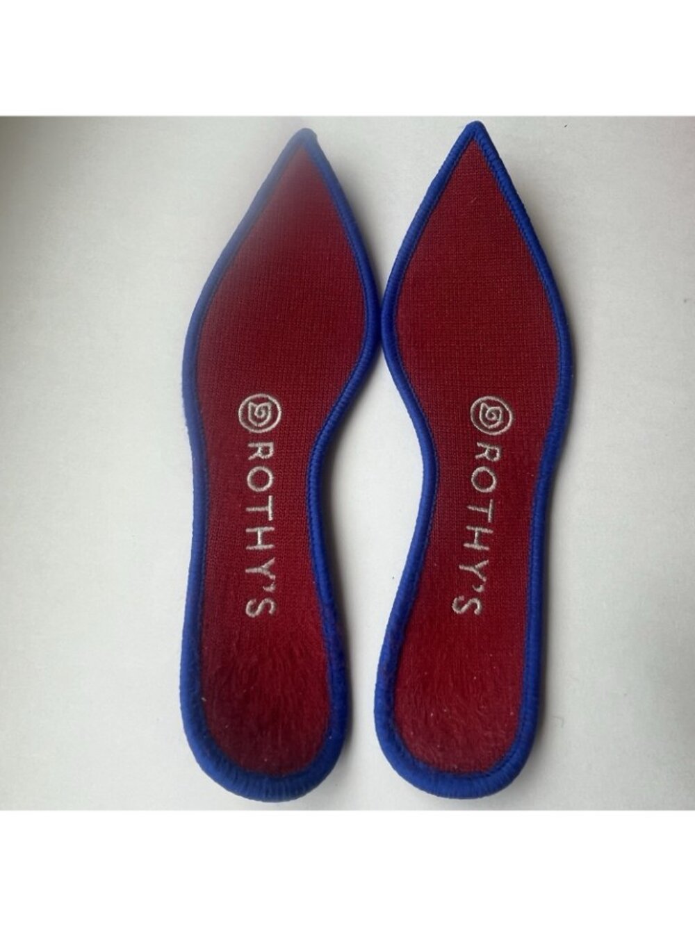 Rothy’s The Point Ballet Flats Retired Chili Red Pattern Size 6 Recycled - Picture 12 of 13